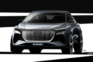 L'Audi Q4 e-tron concept à Genève