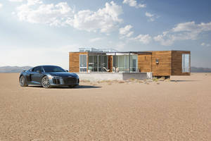 Pub : l'Audi R8 V10 plus vous accueille dans le désert