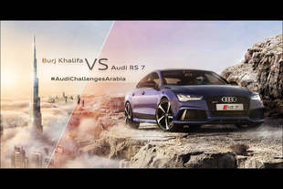 Audi RS7 Sportback: course insolite