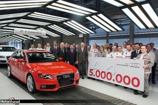 Audi A4 : 5 millions de voitures 