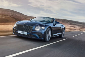 Nouvelle Bentley Continental GT Speed Cabriolet