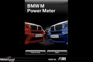 BMW lance le M Power Meter sur iPhone