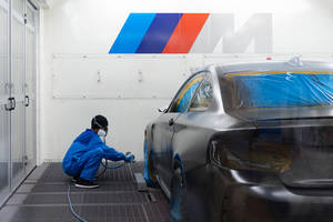 Une BMW M2 Competition Art Car en préparation