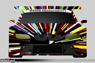 Une BMW M3 GT2 Art Car au Mans
