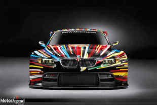 La BMW M3 GT2 décorée par Jeff Koons