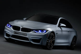 Une BMW M4 Concept Iconic Lights mise en lumière au CES de Las Vegas