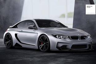 BMW M4 CSL Vision concept par r82 Workchop