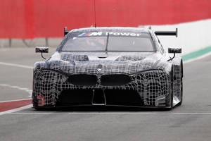 La BMW M8 GTE en essais à Barcelone