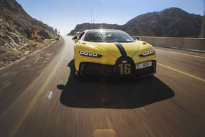 La Bugatti Chiron Pur Sport en balade près de Dubai