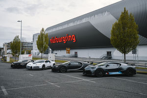 Bugatti en développement sur le Nürburgring