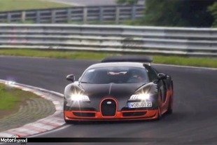 Bugatti Veyron Super Sport sur le Nürb