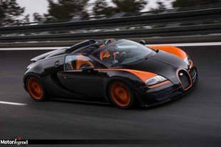 Bugatti Veyron Vitesse : 408,84 km/h !