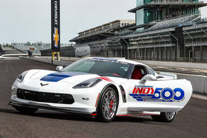 La Corvette Grand Sport pace-car à Indianapolis