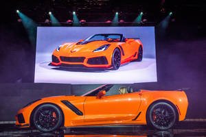 Corvette ZR1 : la version cabriolet dévoilée à Los Angeles