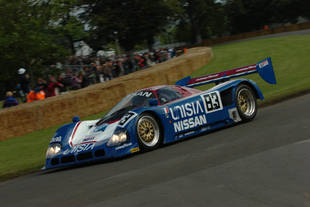 Chilton avec une Nissan R90CK à Goodwood