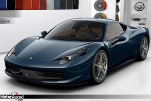 Configurez votre Ferrari 458 Italia !