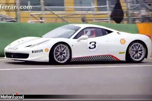 La Ferrari 458 Challenge en vidéo