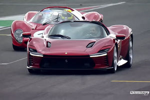 La Ferrari Daytona SP3 en action sur le circuit du Mugello
