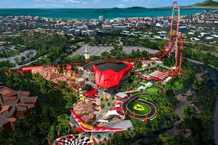 Première pierre posée au Ferrari Land 