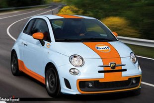 L'Abarth 500 a une sacrée Gulf