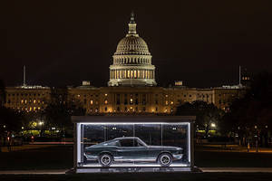 Une Ford Mustang Bullitt exposée à Washington