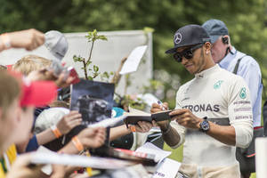 Hamilton et Rosberg au Festival of Speed de Goodwood