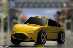 Hyundai Veloster : la course en Lego