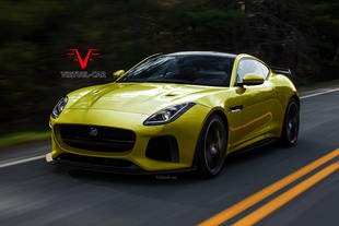 La Jaguar F-Type SVR imaginée par virtuel-car