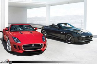 La Jaguar F-Type en action !