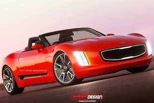 Kia GT4 Stinger Cabrio par X-Tomi