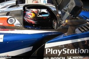 Kimi Raikkonen et la Peugeot 908