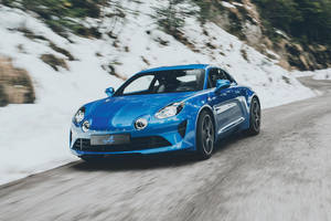 La nouvelle Alpine A110 en piste à Goodwood