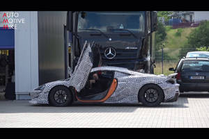 La McLaren 600LT aperçue sur le Nürburgring