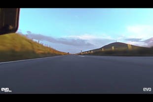 La Lamborghini Aventador SV sur l'Ile de Man
