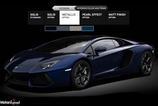 Aventador LP700-4, le micro-configurateur