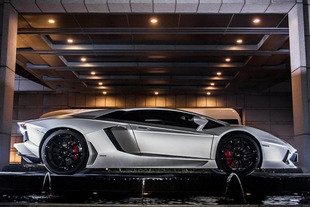 une Lamborghini Aventador Jackie Chan Edition