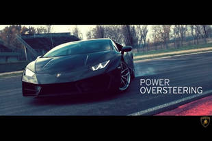 La Lamborghini Huracan LP580-2 en action