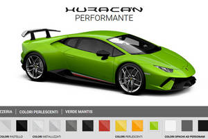 Configurez votre Lamborghini Huracan Performante