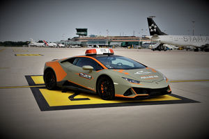 Une Lambo Huracan Evo pour l'aéroport de Bologne