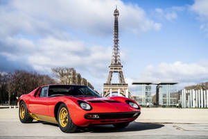 La Lamborghini Miura SV de Jean Todt exposée à Rétromobile