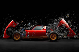 Disintegrating X Lamborghini Miura par Fabian Oefner