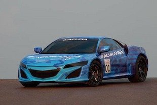 Le prototype Honda NSX déjà en piste !