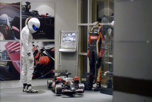 Le Stig en visite chez Lotus F1