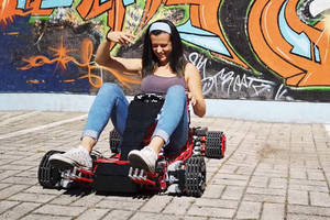 Construisez votre karting grandeur nature en Lego