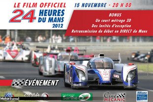 Les 24 Heures du Mans 2012 au cinéma !