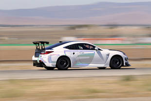 Le concept Lexus RC F GT au départ à Pikes Peak