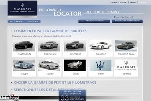 Maserati développe l'occasion