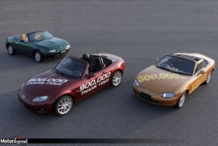 900000 ex pour la Mazda MX-5 