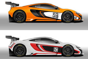 Deux McLaren 650S GT3 aux 12H d'Abu Dahbi