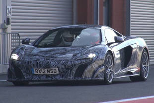 La McLaren 675LT en roulage à Spa-Francorchamps